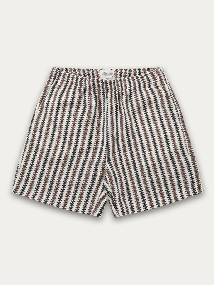 Zig-Zag Shorts - Brown