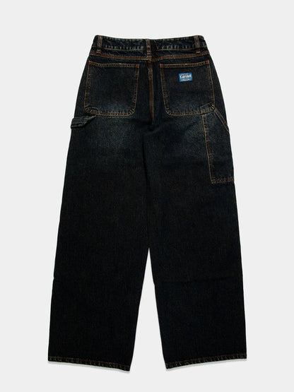 Double-Knee Carpenter Pants - Dirty Indigo