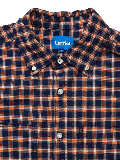 Grant Shirt - Navy & Red Plaid