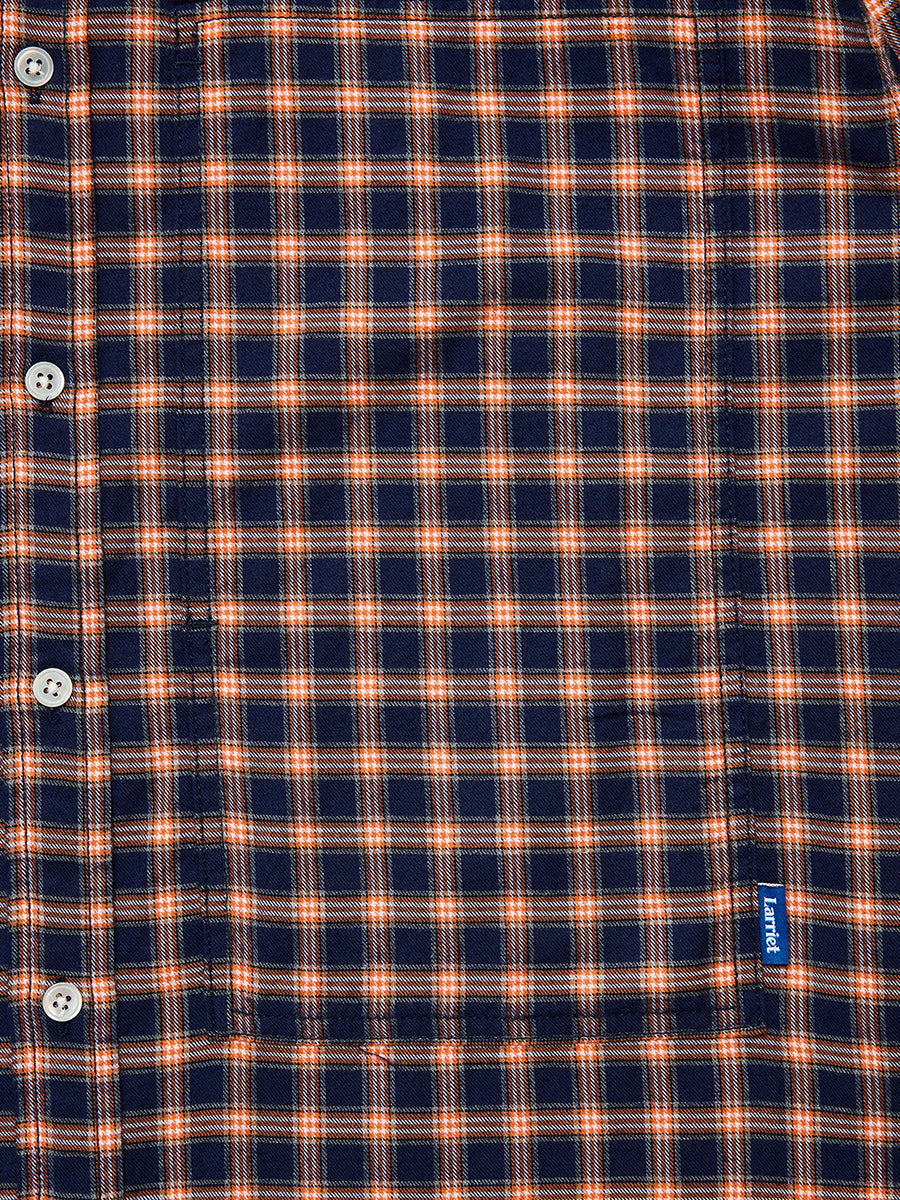 Grant Shirt - Navy & Red Plaid