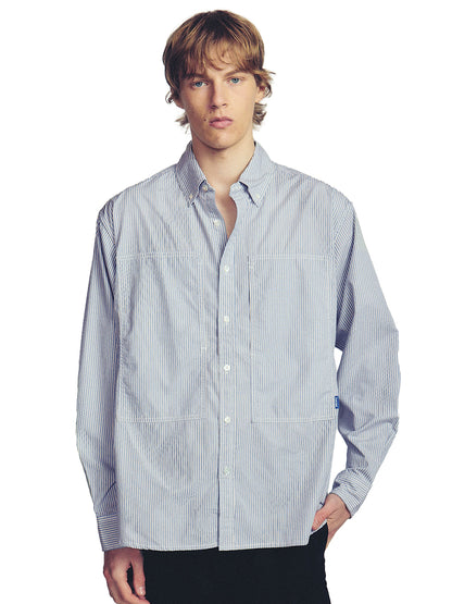 Grant Shirt - Sky Stripe