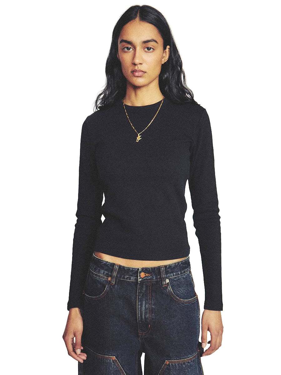 Ruthy Long Sleeve Tee - Black