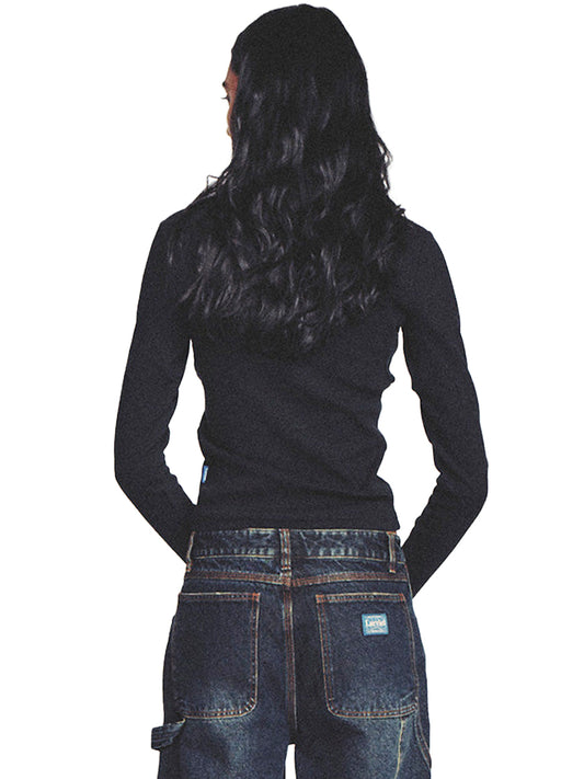 Ruthy Long Sleeve Tee - Black