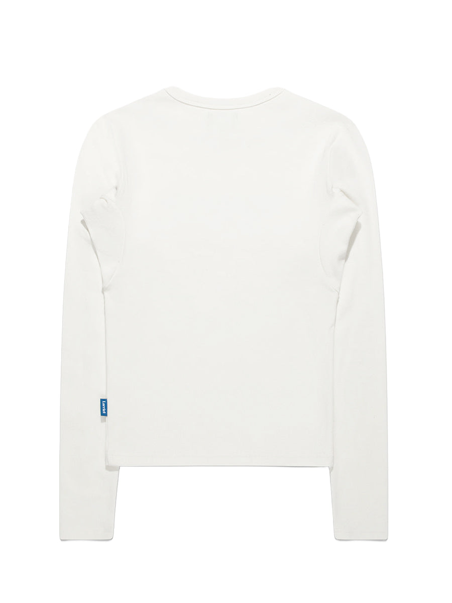 Ruthy Long Sleeve Tee - White