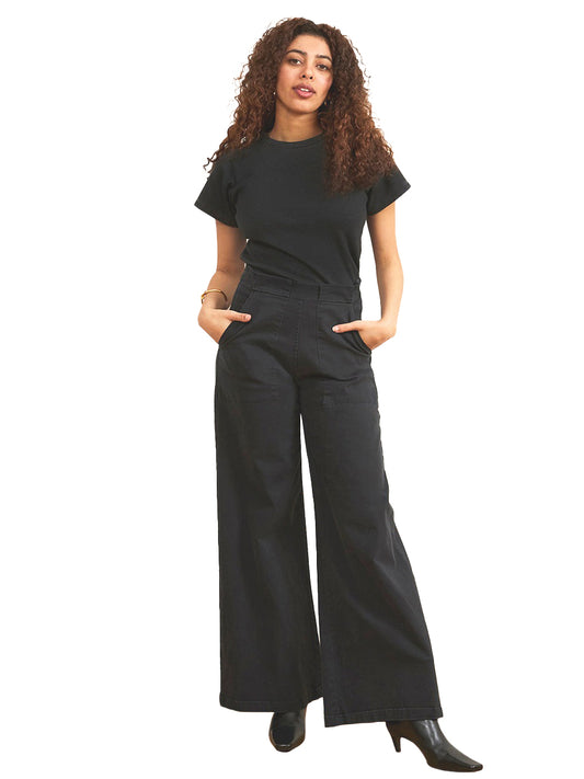 Long Sabrina Pants - Black