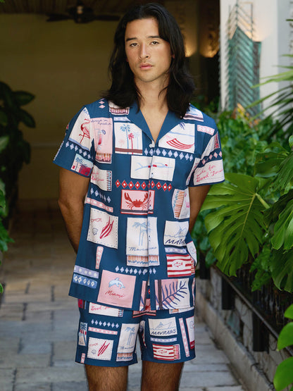 Match Box Weekend Shirt - Blue