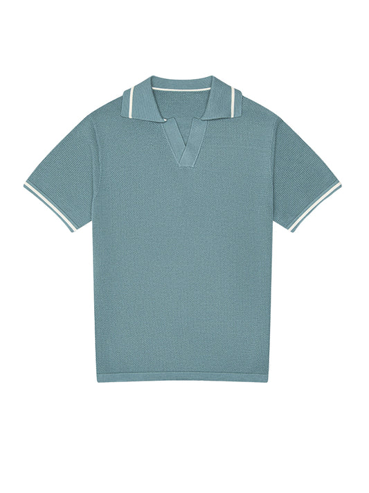 Mint Crochet Polo