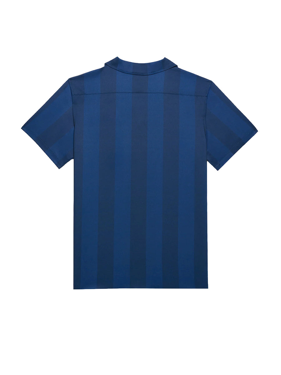Navy Tonal Cabana Weekend Shirt
