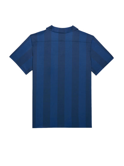 Navy Tonal Cabana Weekend Shirt