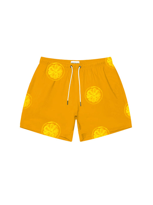 Orange Swim Short