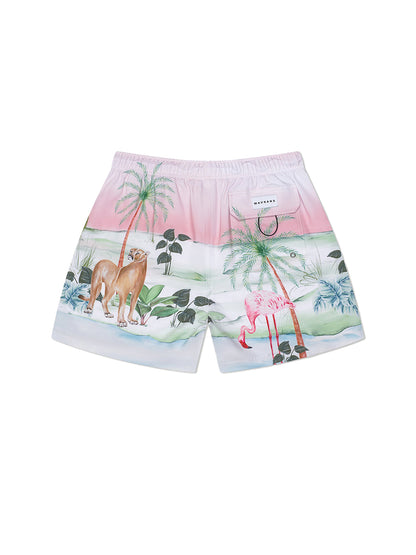 Palm Beach Wallpaper Swim Shorts
