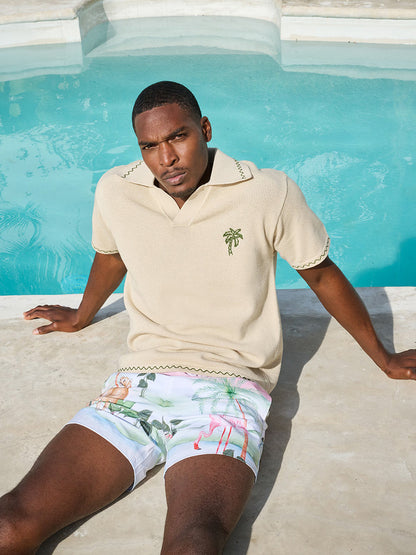 Palm Beach Wallpaper Swim Shorts