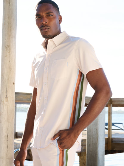Rayas Weekend Shirt - Beige