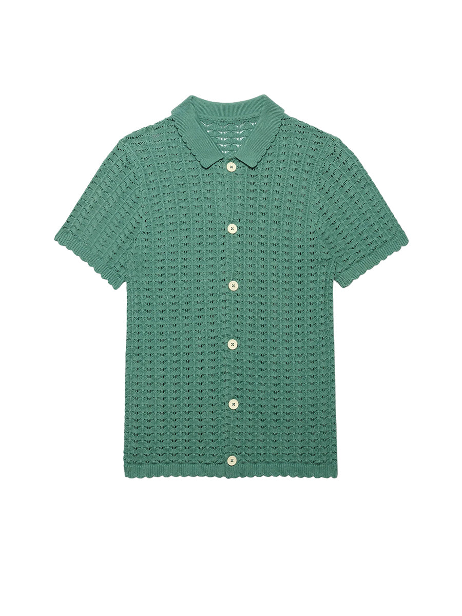 Salt Water Knit Shirt - Teal