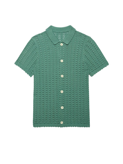 Salt Water Knit Shirt - Teal