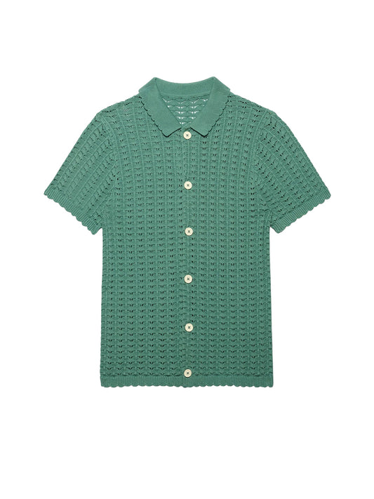 Salt Water Knit Shirt - Teal