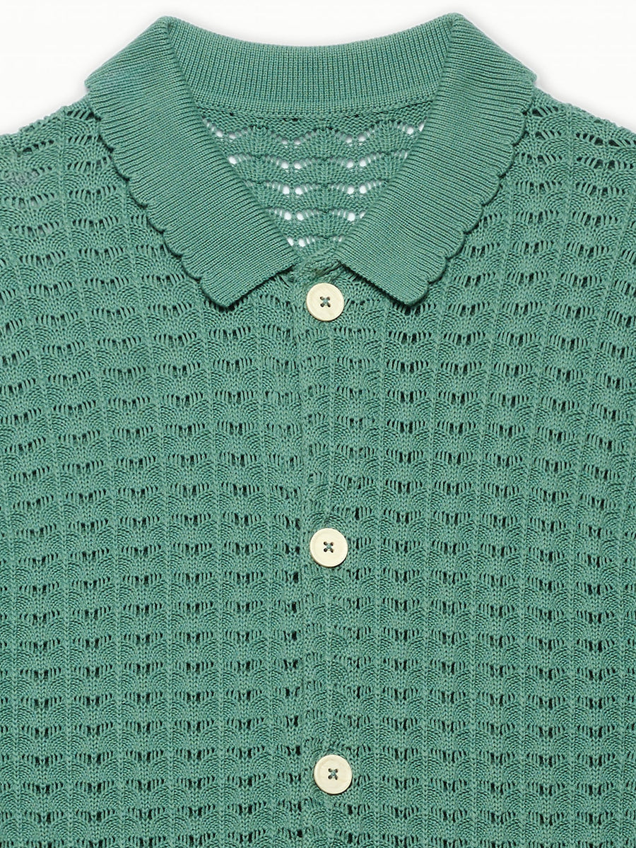 Salt Water Knit Shirt - Teal