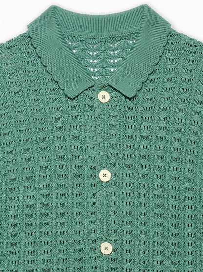 Salt Water Knit Shirt - Teal