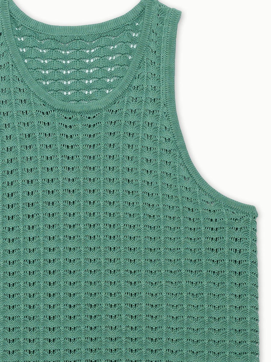 Salt Water Knit Tank - Teal