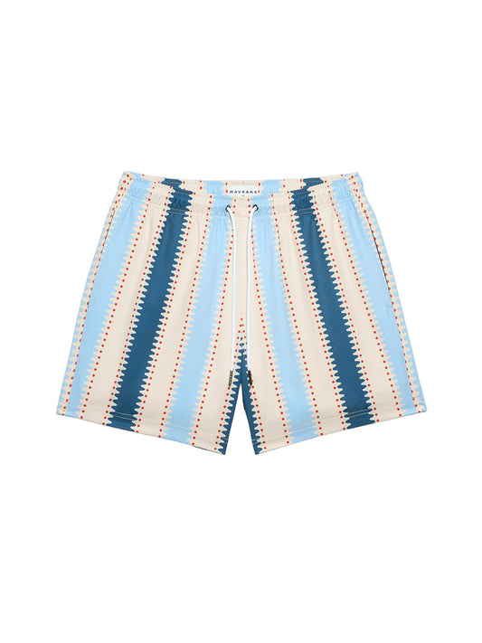 Strike a Match Swim Shorts - Blue