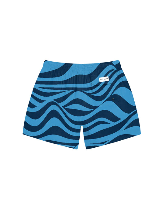 Wave Swim Shorts - Blue