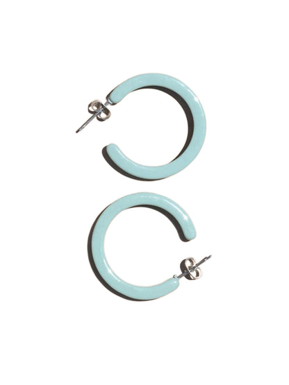 Alba Hoop Earrings - Spruce