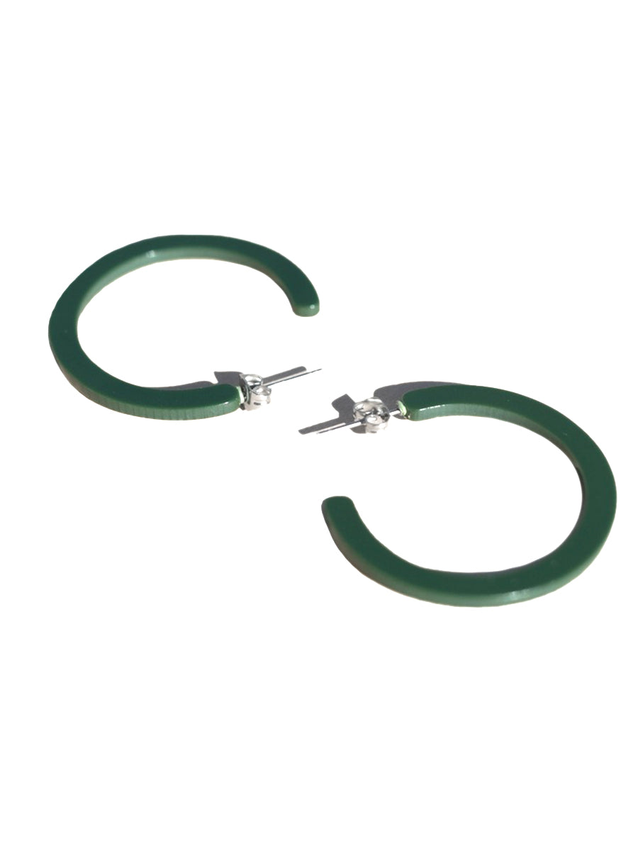 Alba Hoop Earrings - Mint