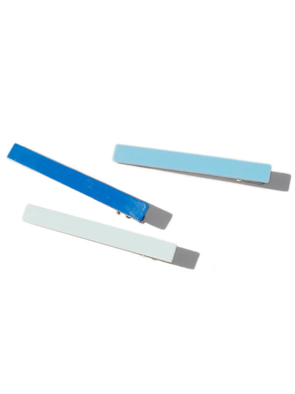 Evie Hair Clips - Blue Maize