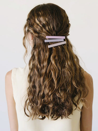 Evie Hair Clips - Blue Maize
