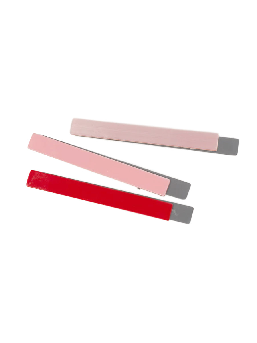 Evie Hair Clips - Rose