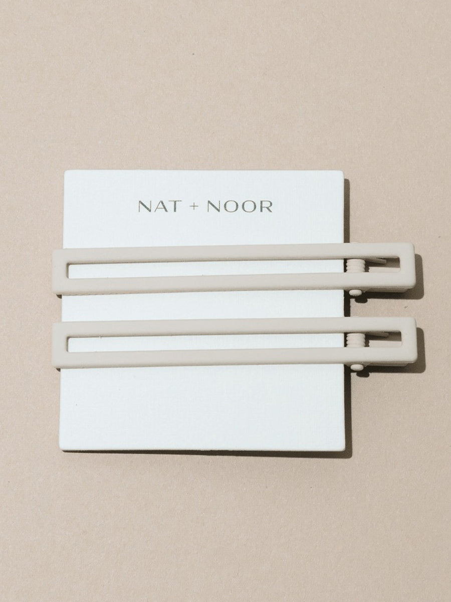 Leia Hairclip Duo - Bone
