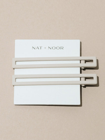 Leia Hairclip Duo - Bone