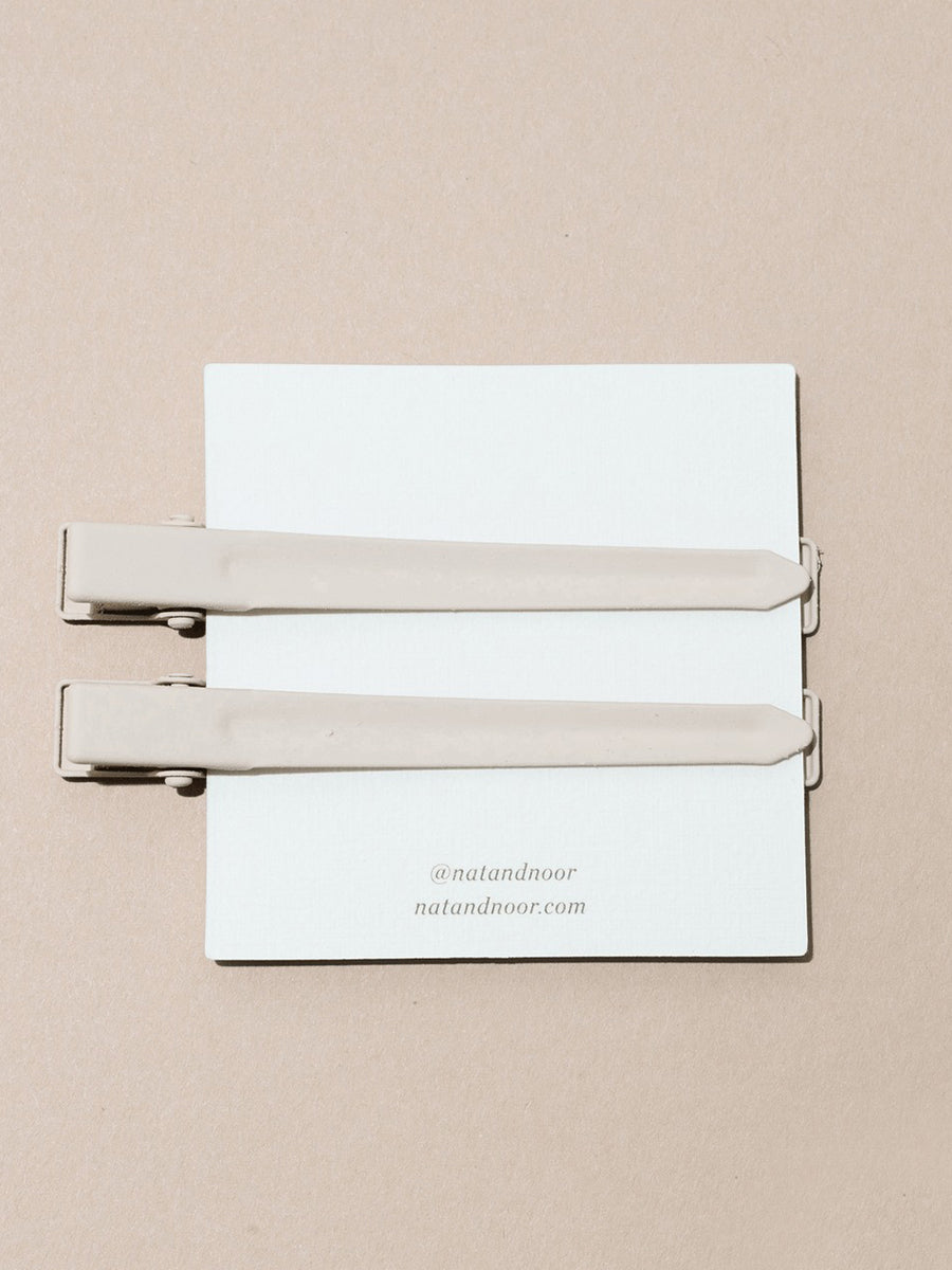 Leia Hairclip Duo - Bone