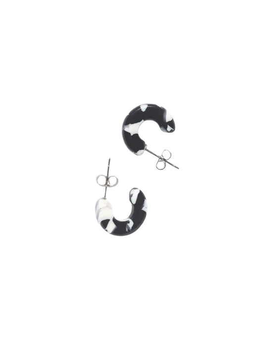 Mali Earring - Black & White