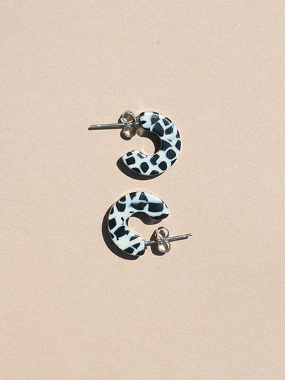Mali Earring - Dalmatian