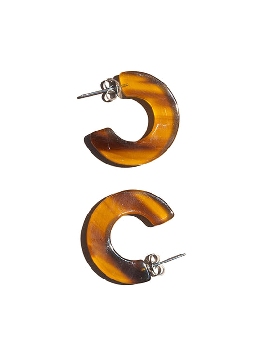 Ray Hoop Earrings - Hazel