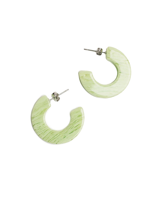 Ray Hoop Earrings - Tiger