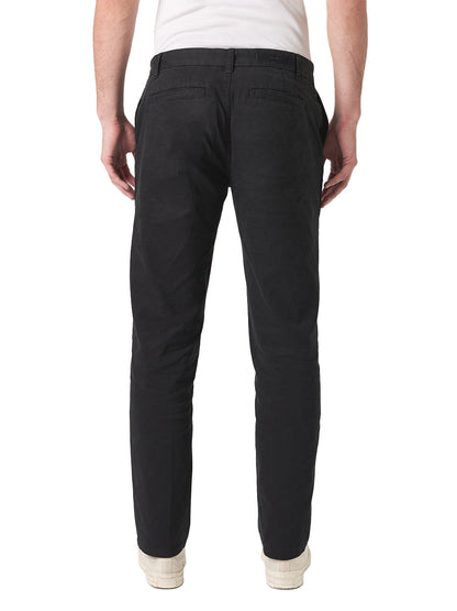 Cash Washed Twill Pant - Black