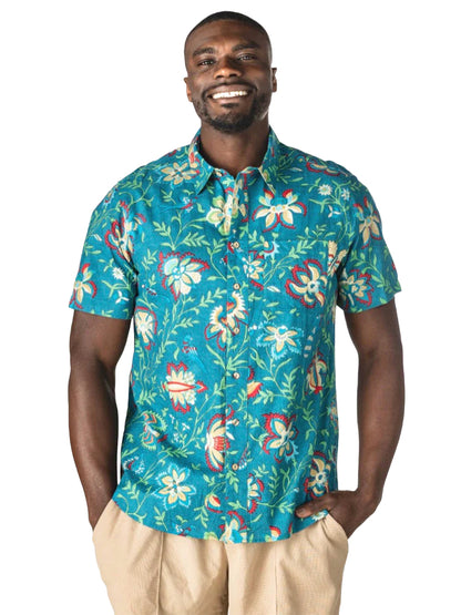 Honolulu Short Sleeve Button-Up Shirt