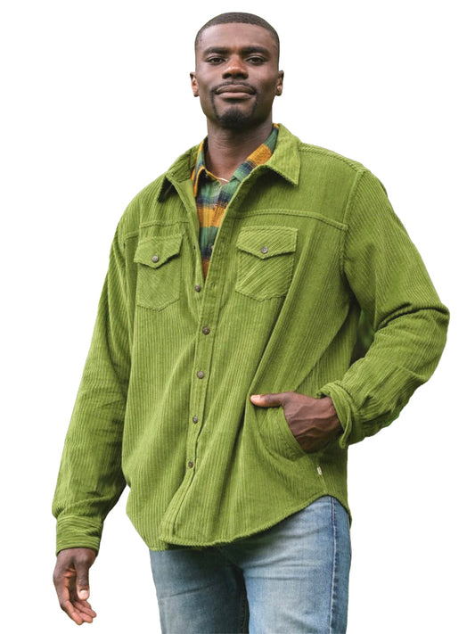Mossy Path Corduroy Jacket - Forest Green