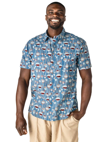 Rise Up Short Sleeve Button-Up Shirt