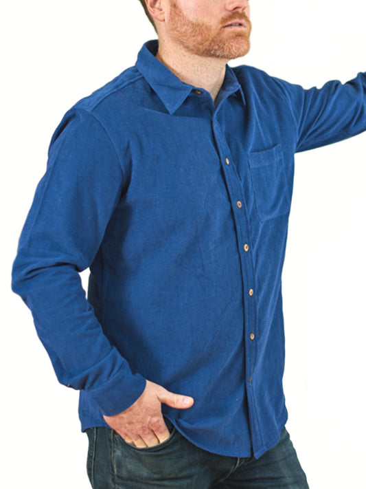 River Cord Shirt - Blue