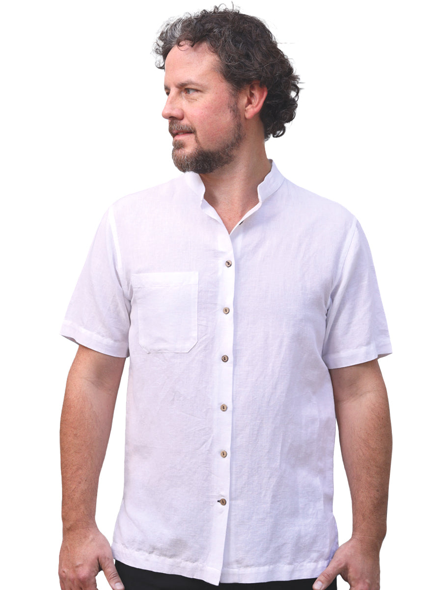 World Class Linen Shirt - White