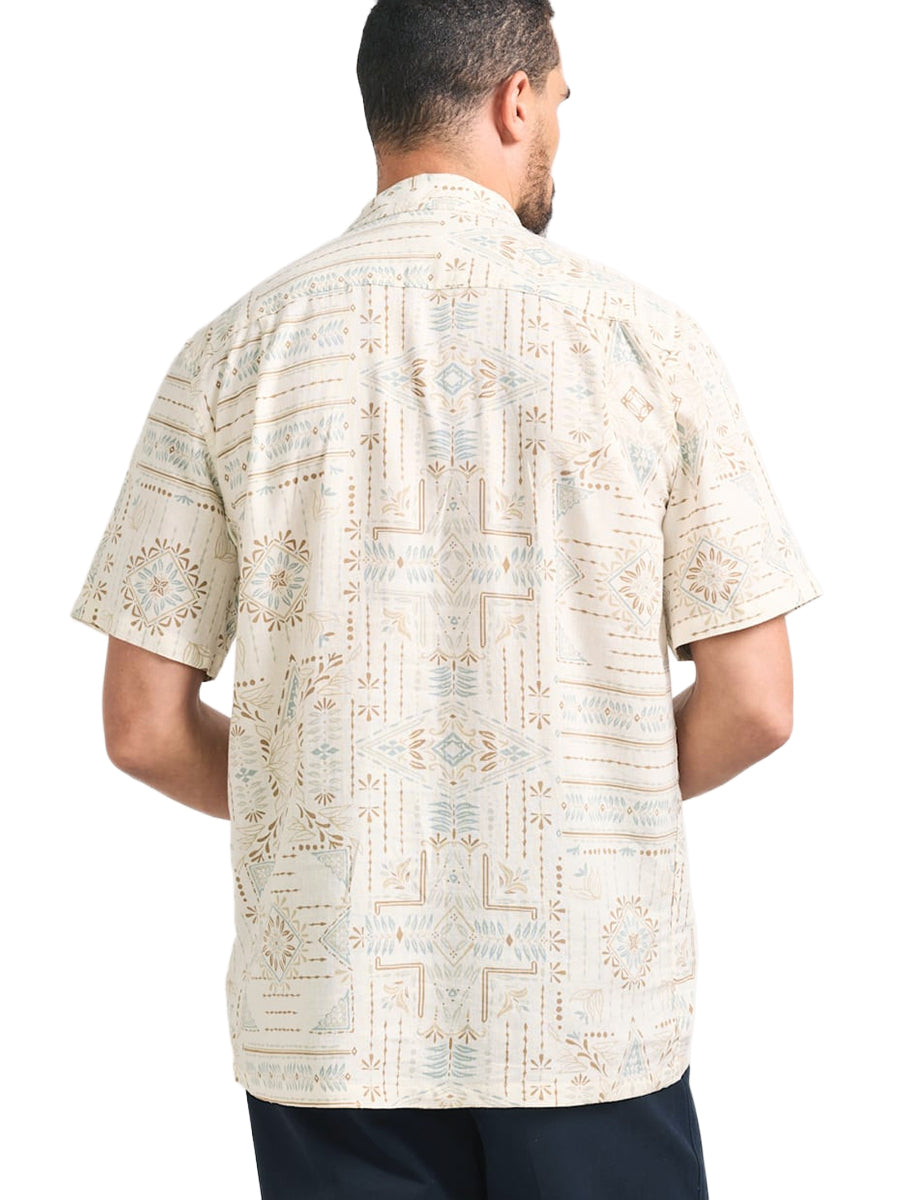 Aloha Short Sleeve Camp Shirt - Laurel Grove Ecru