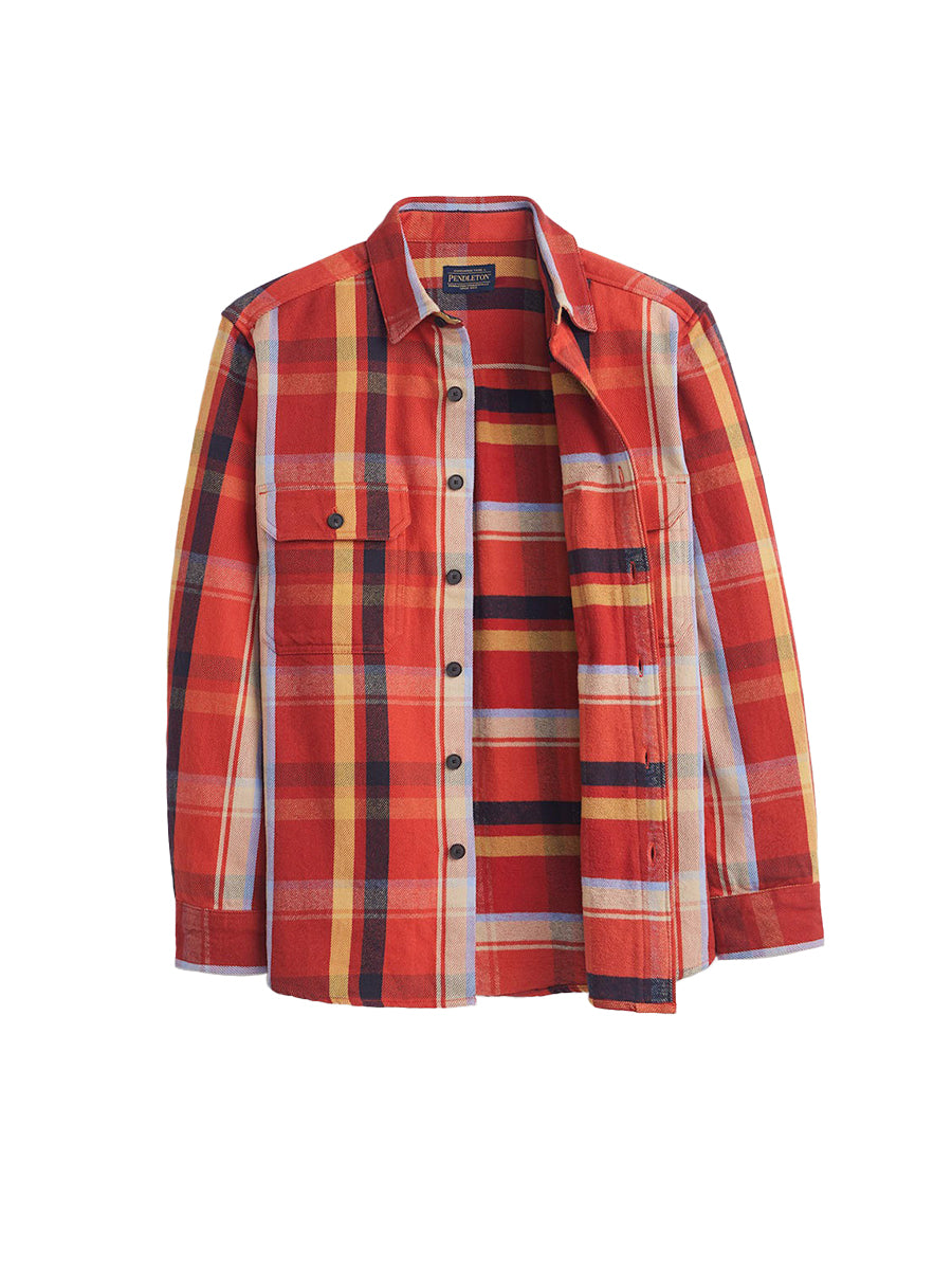 Arcadia Flannel Shirt - Red Multi