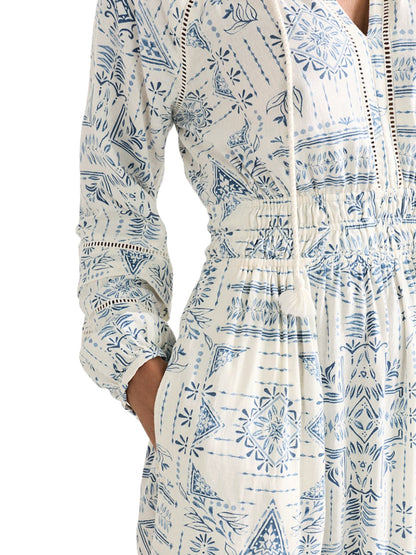 Athena Maxi Dress - Blue Laurel Grove