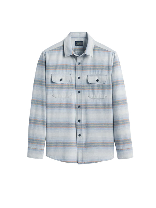 Beach Shack Shirt - Blue Stripe