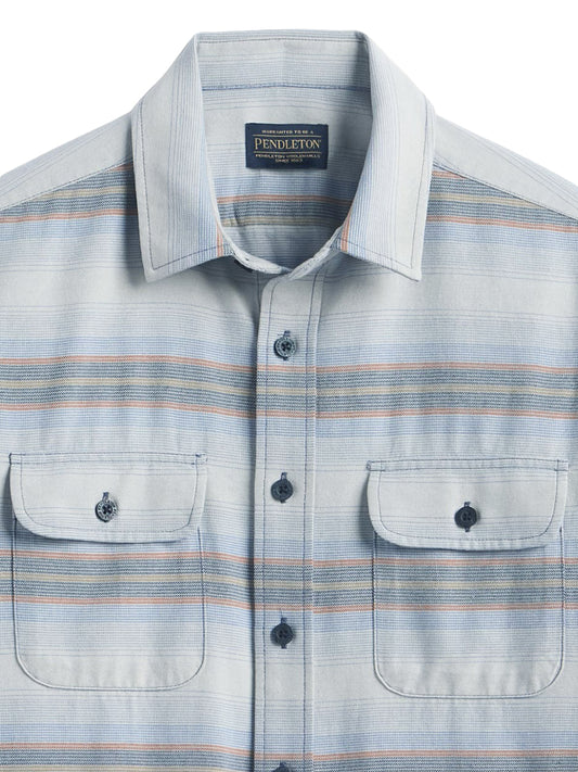 Beach Shack Shirt - Blue Stripe