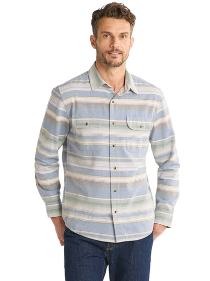 Beach Shack Shirt - Navy Stripe