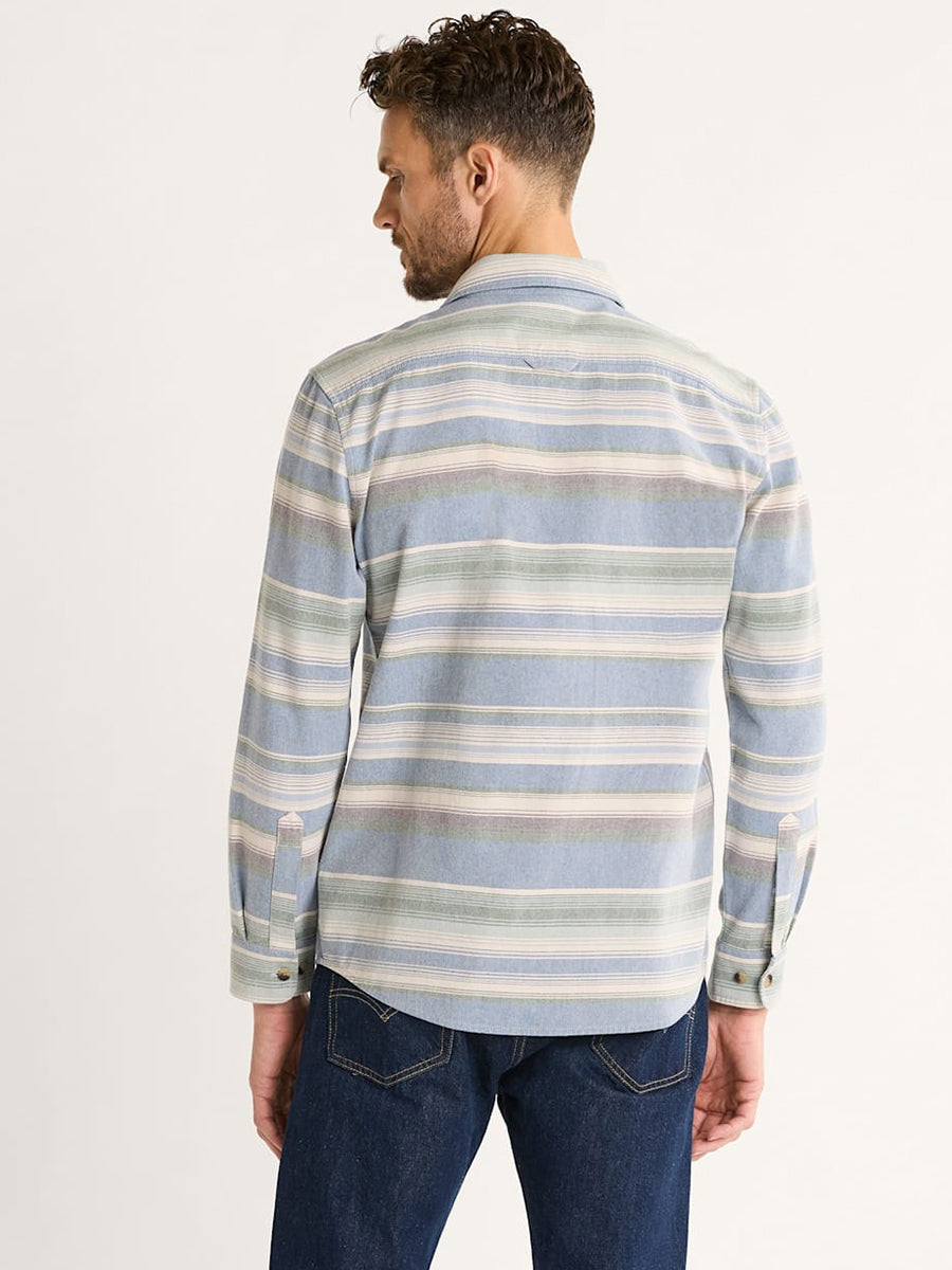 Beach Shack Shirt - Navy Stripe